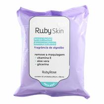 Lenço Facial Demaquilante Ruby Rose Skin 25 lenços Lenço Facial Demaquilante Ruby Rose Skin 25 lenços