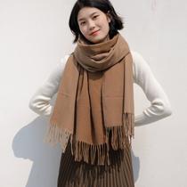 Lenço feminino xale de caxemira sintética de 230 g de alta textura