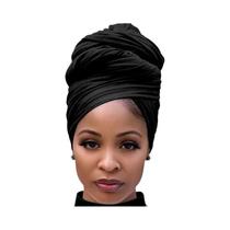 Lenço Hijab De Jersey Leve E De Cor Sólida Para Mulheres, Faixa Para Cabelo Para Tranças