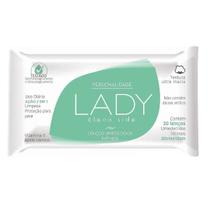 Lenço Íntimos Clean Side Com 20 Lenços Lady Personalidade