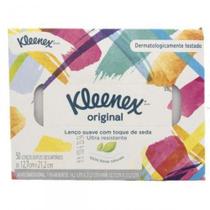 Lenço Kleenex Caixinha Com 50 Folhas Kit Com 24