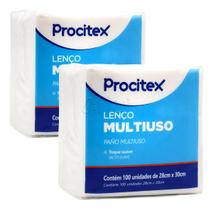Lenço multiuso toque suave 28cm x 30cm pacote com 100 unidades pricitex Lenço multiuso toque suave 28cm x 30cm pacote com 100 unidades pricitex