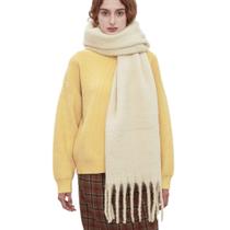 Lenço OUNIYA Premium Chunky Colorido de Cashmere Feel Wool para mulher