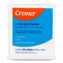Lenço Para Banho Com 100 unidades Cremer Lenço Para Banho Com 100 unidades Cremer