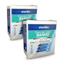 Lenço para Banho de Leito Inoven com 180 unidades (2 pac. com 90 uni)