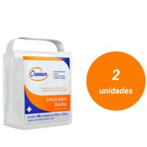 Lenço Para Banho No Leito Higiene Cremer 2 Pacotes Com 100 Un Lenço Para Banho No Leito Higiene Cremer 2 Pacotes Com 100 Un