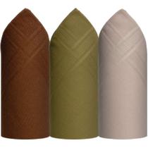 Lenço Premier Algodão Colorido C/3 39 x 39 cm - 344D Lenço Premier Algodão Colorido C/3 39 x 39 cm - 344D