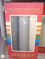 Lenço Premier Puro Algodão C/3 Colorido 32 x 32 cm- 2405D - Premier Presidente Lenço Premier Puro Algodão C/3 Colorido 32 x 32 cm- 2405D - Premier Presidente