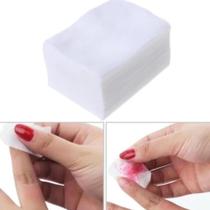 Lenço Prensado de Algodão para Unhas Limpeza Remoção Manicure Pedicure Pacote com 600