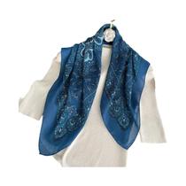 Lenço Quadrado De Algodão Com Estampa Paisley 70X70cm Para Mulheres, Design Luxuoso, Bandana De Moda