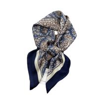 Lenço Quadrado De Cetim Estampado De 70cm Para Mulheres, Design De Luxo, Bandana, Hijab, Lenço De Lenço Quadrado De Cetim Estampado De 70cm Para Mulheres, Design De Luxo, Bandana, Hijab, Lenço De