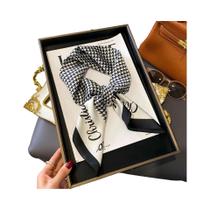 Lenço Quadrado De Seda De 70cm Para Mulheres, Gravata De Cetim, Bandana, Lenço De Cabeça, Xale,