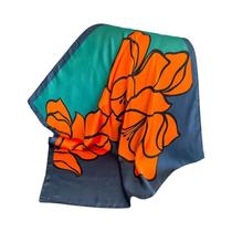 Lenço Quadrado De Seda De 70cm Para Mulheres, Xale De Cetim, Hijab, Gravata De Pescoço, Bandana