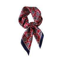 Lenço Quadrado De Seda Luxuosa Para Mulheres, Hijab De Cetim, Faixa De Cabelo, Fita Para Cabeça