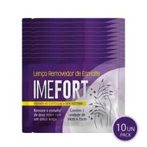 Lenço Removedor de Esmalte 10 Unidades Imefort Lenço Removedor de Esmalte 10 Unidades Imefort