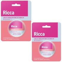 Lenço Removedor de Esmalte Ricca 32 Unidades Kit com 2 Lenço Removedor de Esmalte Ricca 32 Unidades Kit com 2