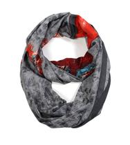 Lenço Scarfand, pintura a óleo de cor mista, Infinity Fashion Lenço Scarfand, pintura a óleo de cor mista, Infinity Fashion