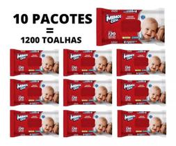 Lenço Toalhas Umedecidas My Mimos Kit C/10 Unidades Lenço Toalhas Umedecidas My Mimos Kit C/10 Unidades
