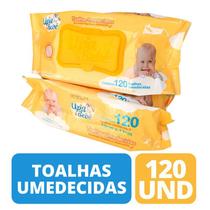 Lenço / toalhas umedecidas upa bebê com 120 unidades - Upa bebe