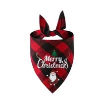 Lenço Triangular De Natal Para Pets, Bandanas Ajustáveis Para Cães Pequenos E Grandes, Decoração