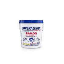 Lenço Umedecido Álcool 70 Balde com 150 lenços Coperalcool Lenço Umedecido Álcool 70 Balde com 150 lenços Coperalcool