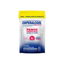 Lenço Umedecido Álcool 70 Clássico Refil com 35 Lenços Coperalcool