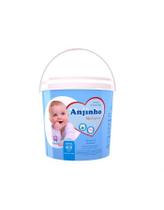 Lenço umedecido anjinho balde azul c/400