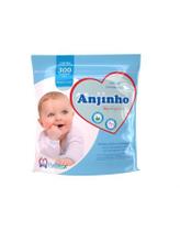 Lenço umedecido anjinho refil azul c/300