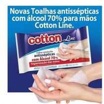 Lenço Umedecido Antisséptico Alcool Gel - PopMov