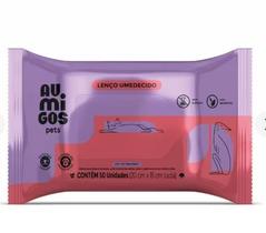 Lenço Umedecido Au.Migos Pets Hipoalergênico Cães e Gatos Limpeza Profunda e Suave Lenço Umedecido Au.Migos Pets Hipoalergênico Cães e Gatos Limpeza Profunda e Suave