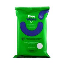 Lenço Umedecido Bactericida Free Wipes 20 Unidades