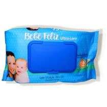 Lenço Umedecido Bebe Feliz Ultra Care Extrato Aloé Vera Kit c 24 Pacote Toalha Umedecida 2880 Lenços - Bebê Feliz