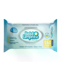 Lenço Umedecido Bebe Limpinho Premium Cimed 140 Unidades