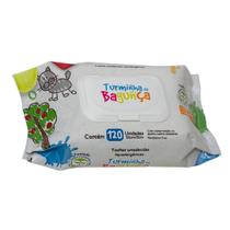 Lenço Umedecido Bebê Recém Nascido 120 Toalhas 20x13cm