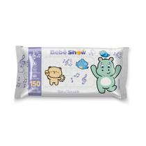 Lenço Umedecido Bebê Show Higiene Bebê Sem Alcool com 150 Unidades