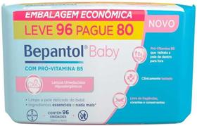 Lenço Umedecido Bepantol Baby Hipoalergênico com Pró Vitamina B5 Sem Fragrância 96 unidades