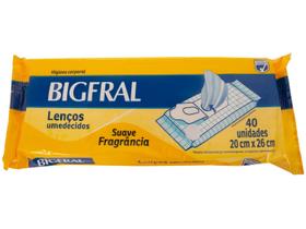 Lenço Umedecido Bigfral Adulto 40 Unidades Lenço Umedecido Bigfral Adulto 40 Unidades