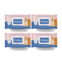 Lenço Umedecido Chamego Bem me Pet 200 Toalhas KIT