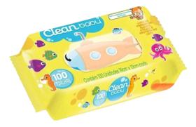 Lenço Umedecido Clean Baby Cx Com 12 Unid Com 100 Tolhas total 1200 Toalhas