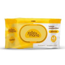Lenço Umedecido com Fragrância João e Maria com 45 unidades
