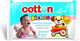 Lenço umedecido Cottonline Baby Care animalito 24 und