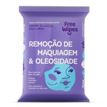 Lenço Umedecido Demaquilante Free Wipes - 25 Lenços