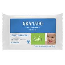 Lenco Umedecido Granado Bebe Erva Doce Com 50 Unidades