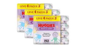 Lenço Umedecido Huggies Leve 12 Pague 9 - 48 Toalhas cada
