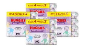 Lenço Umedecido Huggies Leve 16 Pague 12 - 48 Toalhas cada