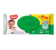 Lenco Umedecido Huggies Natural com 96 unidades