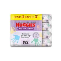 Lenço umedecido huggies rosto e corpo