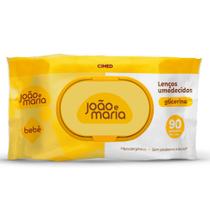 Lenço Umedecido João e Maria Bebê Glicerina 90 Unidades