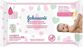 Lenço Umedecido Johnson's Recém-Nascido 96 unidades Lenço Umedecido Johnson's Recém-Nascido 96 unidades