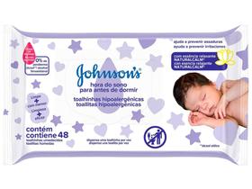 Lenço Umedecido Johnsons Baby Hora do Sono - 48 Unidades - Johnson'S Baby